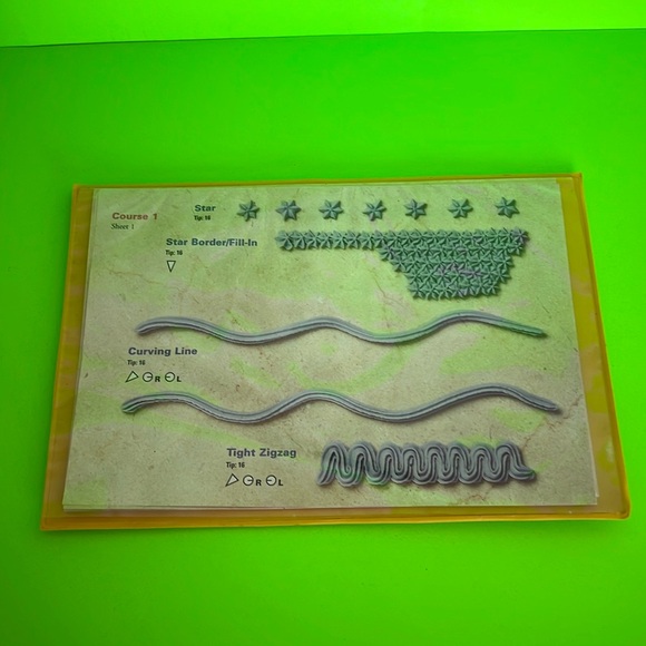 Wilton Cake Decorating Set Practice - Picture 1 of 10